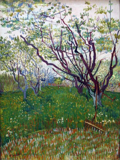 De bloeiende boomgaard door Vincent van Gogh